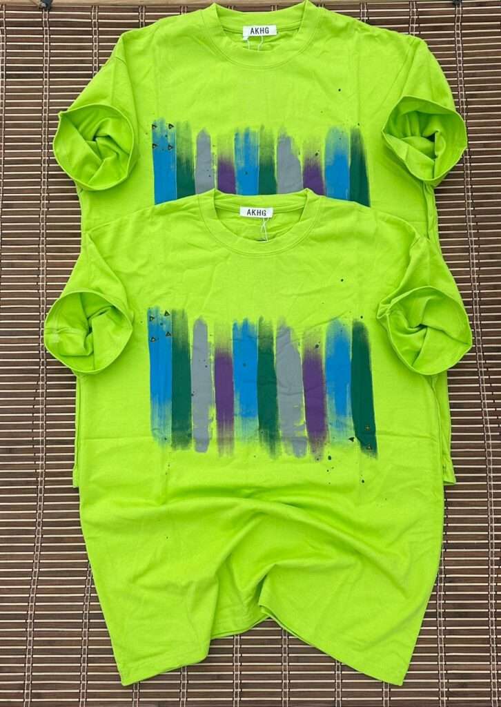 Les tee-shirts 100% coton et bien lourds